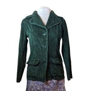 Vintage Urban Life szM emerald green corduroy jacket EUC